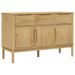 Buffet FLORO marron cire 114x43x74 cm bois massif de pin - Photo n°1