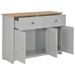 Buffet Gris 112 x 35 x 81 cm - Photo n°5