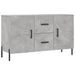 Buffet gris béton 100x36x60 cm bois d'ingénierie - Photo n°1