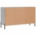 Buffet gris béton 100x36x60 cm bois d'ingénierie - Photo n°8