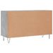 Buffet gris béton 100x36x60 cm bois d'ingénierie - Photo n°8