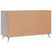 Buffet gris béton 100x36x60 cm bois d'ingénierie - Photo n°8