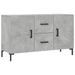 Buffet gris béton 100x36x60 cm bois d'ingénierie - Photo n°1