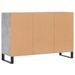 Buffet gris béton 103,5x35x70 cm bois d'ingénierie - Photo n°6