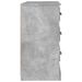 Buffet gris béton 104,5x35,5x67,5 cm bois d'ingénierie - Photo n°5