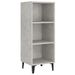 Buffet Gris béton 34,5x32,5x90 cm Bois d'ingénierie - Photo n°1