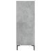 Buffet gris béton 34,5x32,5x90 cm bois d'ingénierie - Photo n°5