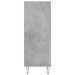 Buffet gris béton 34,5x32,5x90 cm bois d'ingénierie - Photo n°5