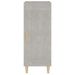 Buffet Gris béton 34,5x34x90 cm Bois d'ingénierie - Photo n°5