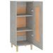 Buffet Gris béton 34,5x34x90 cm Bois d'ingénierie - Photo n°7