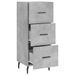 Buffet Gris béton 34,5x34x90 cm Bois d'ingénierie - Photo n°5