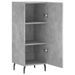 Buffet Gris béton 34,5x34x90 cm Bois d'ingénierie - Photo n°5