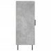 Buffet Gris béton 34,5x34x90 cm Bois d'ingénierie - Photo n°7