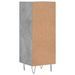 Buffet Gris béton 34,5x34x90 cm Bois d'ingénierie - Photo n°8