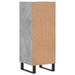 Buffet Gris béton 34,5x34x90 cm Bois d'ingénierie - Photo n°8