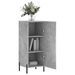 Buffet Gris béton 34,5x34x90 cm Bois d'ingénierie - Photo n°4