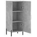 Buffet Gris béton 34,5x34x90 cm Bois d'ingénierie - Photo n°5