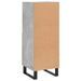 Buffet Gris béton 34,5x34x90 cm Bois d'ingénierie - Photo n°8