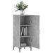 Buffet Gris béton 34,5x34x90 cm Bois d'ingénierie - Photo n°4