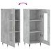 Buffet Gris béton 34,5x34x90 cm Bois d'ingénierie - Photo n°9