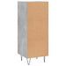 Buffet Gris béton 34,5x34x90 cm Bois d'ingénierie - Photo n°8