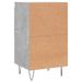 Buffet gris béton 40x35x70 cm bois d'ingénierie - Photo n°8