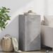 Buffet gris béton 45x42,5x93 cm bois d'ingénierie - Photo n°1