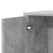 Buffet gris béton 60x31x70 cm bois d'ingénierie - Photo n°8