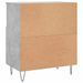 Buffet Gris béton 60x35x70 cm Bois d'ingénierie - Photo n°8