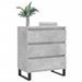 Buffet Gris béton 60x35x70 cm Bois d'ingénierie - Photo n°3