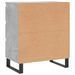 Buffet Gris béton 60x35x70 cm Bois d'ingénierie - Photo n°8