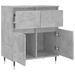 Buffet Gris béton 60x35x70 cm Bois d'ingénierie - Photo n°6