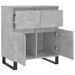 Buffet Gris béton 60x35x70 cm Bois d'ingénierie - Photo n°6