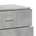 Buffet gris béton 60x39x80 cm bois d'ingénierie - Photo n°9