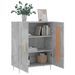 Buffet gris béton 69,5x34x90 cm bois d'ingénierie - Photo n°4