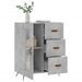 Buffet gris béton 69,5x34x90 cm bois d'ingénierie - Photo n°4