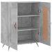 Buffet gris béton 69,5x34x90 cm bois d'ingénierie - Photo n°6