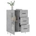 Buffet gris béton 69,5x34x90 cm bois d'ingénierie - Photo n°4