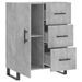 Buffet gris béton 69,5x34x90 cm bois d'ingénierie - Photo n°6