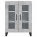 Buffet gris béton 69,5x34x90 cm bois d'ingénierie - Photo n°5