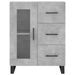 Buffet gris béton 69,5x34x90 cm bois d'ingénierie - Photo n°5