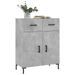 Buffet gris béton 69,5x34x90 cm bois d'ingénierie - Photo n°3