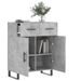 Buffet gris béton 69,5x34x90 cm bois d'ingénierie - Photo n°4