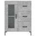 Buffet gris béton 69,5x34x90 cm bois d'ingénierie - Photo n°5