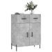 Buffet gris béton 69,5x34x90 cm bois d'ingénierie - Photo n°3