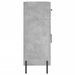 Buffet gris béton 69,5x34x90 cm bois d'ingénierie - Photo n°7