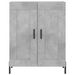 Buffet gris béton 69,5x34x90 cm bois d'ingénierie - Photo n°5