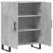 Buffet gris béton 69,5x34x90 cm bois d'ingénierie - Photo n°6