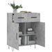 Buffet gris béton 69,5x34x90 cm bois d'ingénierie - Photo n°4