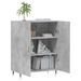 Buffet gris béton 69,5x34x90 cm bois d'ingénierie - Photo n°4